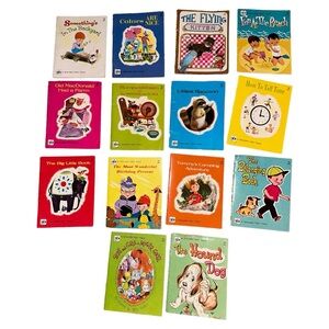 Vintage Tiny Tale Golden Books 14 Pcs